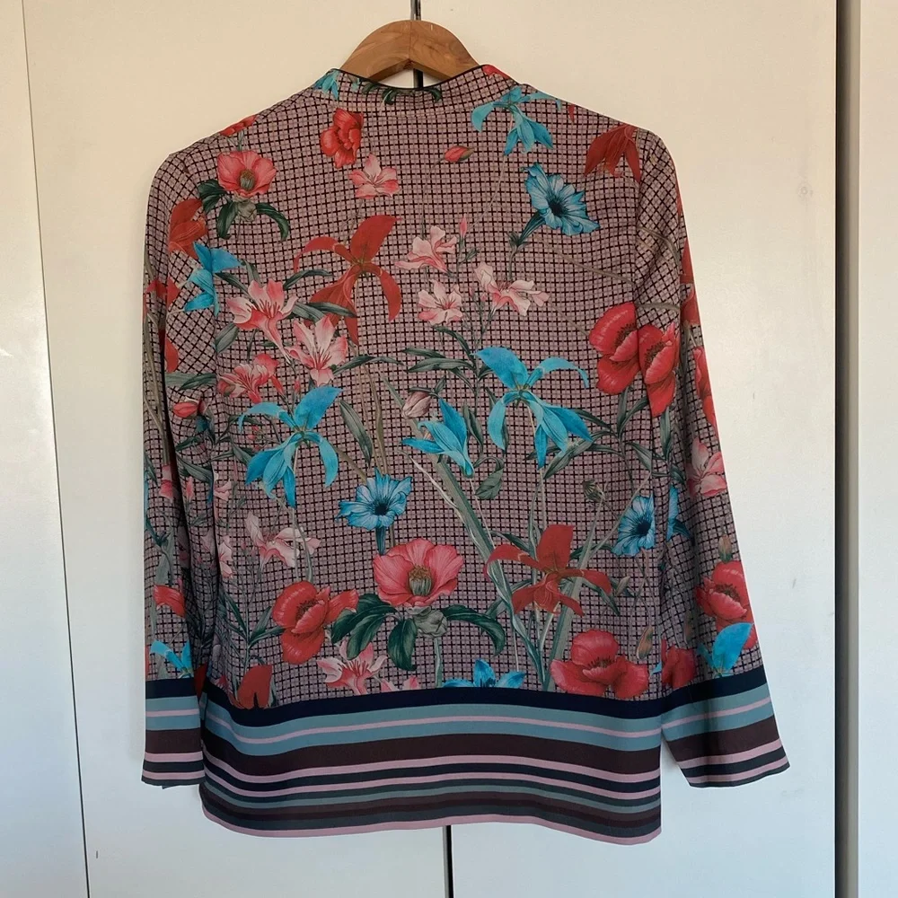 Zara floral print jacket - Picture 4 of 7
